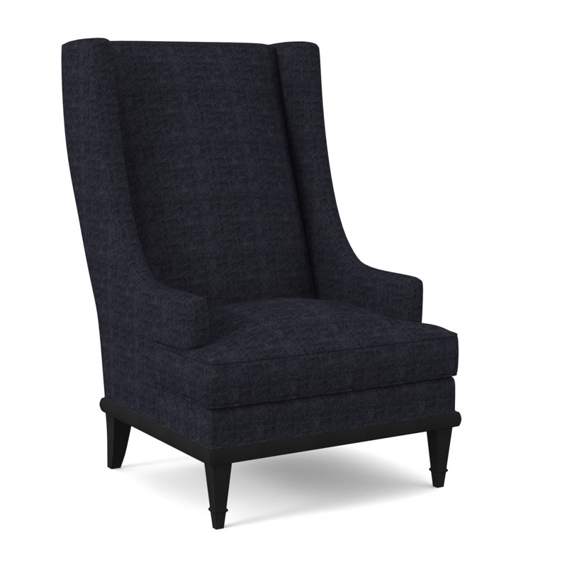 Fauteuil à oreilles 30 po Dublin, Marine de Venise, Espresso