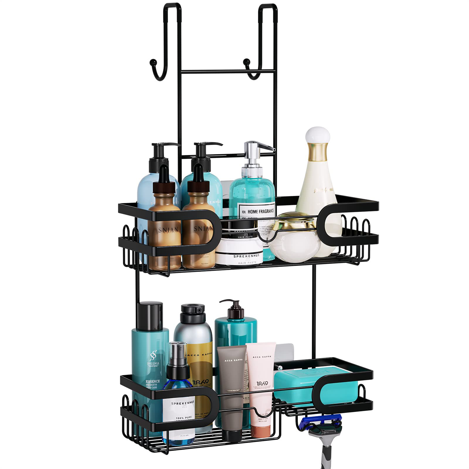 Rebrilliant Mazuri Hanging Stainless Steel Shower Caddy | Wayfair