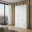 Alvieri 3 Door Manufactured Wood Wardrobe