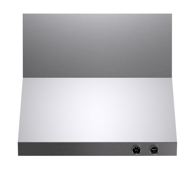 Kucht 36" W Stainless Steel Wall Mounted Required Range Hood