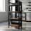 4-tier Bakers Rack With Wood & Metal Design – Multi-purpose Storage Shelf For Kitchen, Pantry, Bathroom & Garage