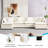 132" Oversized Cloud Sectional Sofa - 6-Piece U-Shaped Couch Set With 2 Ottomans, Ultra-Plush Chenille Fabric, Deep Seating & Modular Design For Spacious Living Rooms-417849870