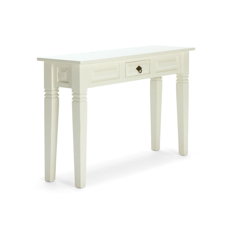 Doman 120Cm Solid Wood Console Table, White