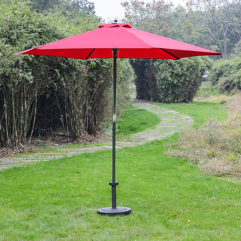 Ronan Market Parasol, Wine Red
