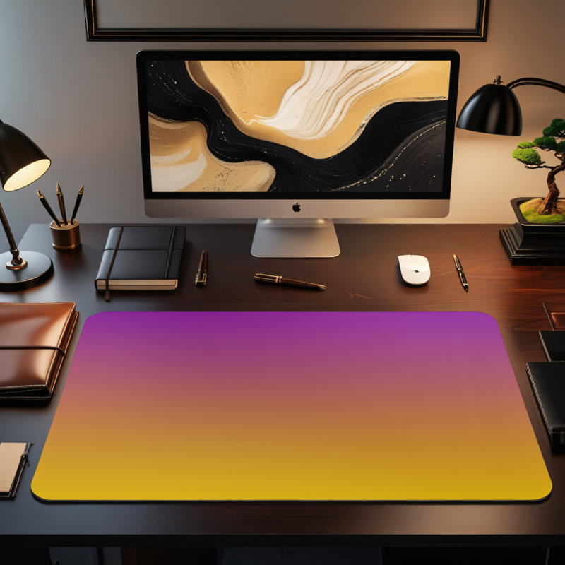Polyester Desk Pad, 31.5x15.5