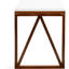 Table pliante murale moderne, 24 x 33 x 31, blanche et noyer, table polyvalente peu encombrante avec un design pliable pour la salle à manger ou le bureau à domicile