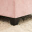 Canapé modulaire à quatre places en chenille rose avec combinaison flexible, mousse haute densité, coussins, 2 coussins décoratifs pour chambre à coucher, aménagement, éponge de résilience, espaces de lecture