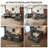 6-seater Oversized Modular Sofa Comfy Cloud Couch With Storage Chenille Deep Convertible Sectional Sleeper Sofa Bed Pet Friendly Covers Washable-1316669125