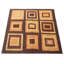 Tapisserie naturelle brune Kilim 4 pi 9 po x 6 pi 5 po