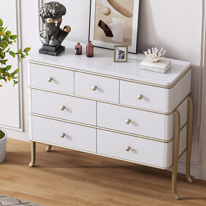 Armoire de rangement simple en bois massif de luxe léger