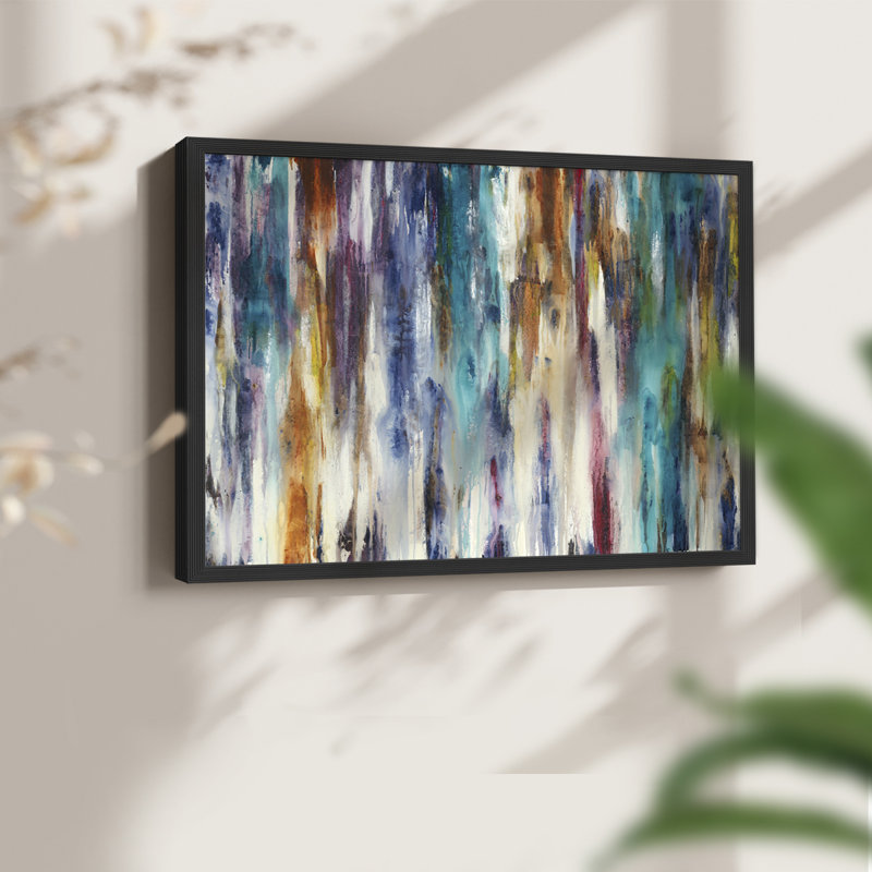 Shape Shifting - Impression encadrée - Restickable, H 11 po x l 14 po, Noir, noir, noir, noir