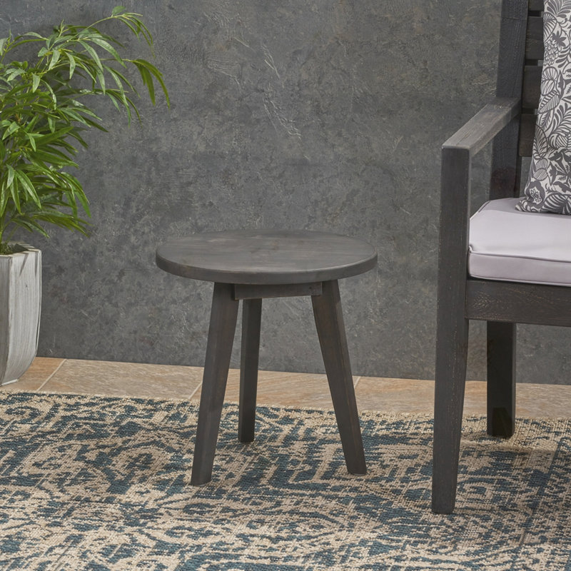 TABLE L 15,7 po, Gris foncé