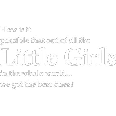 Sayings Words Decor Lettering Wall Decal -  Picniva, How is girl -9