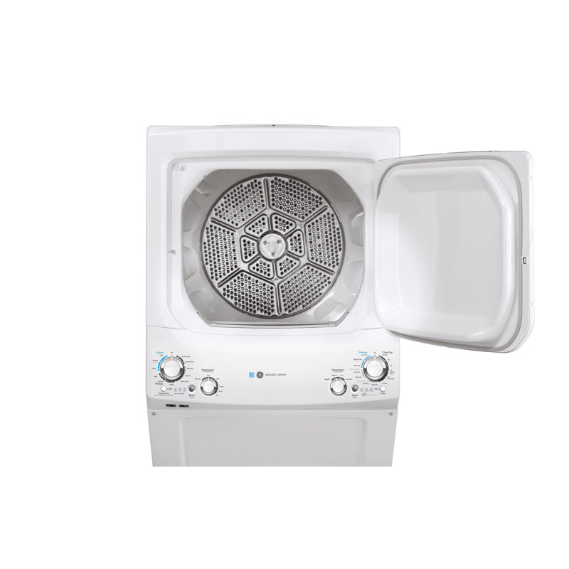 GE Appliances Top Load Washer and 5.9 Cubic Feet Electric Dryer, White