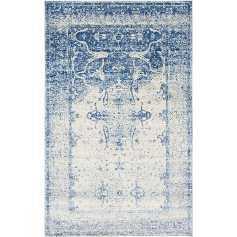 Carolina Ikat Indoor Rug, Rectangle 4' x 6'