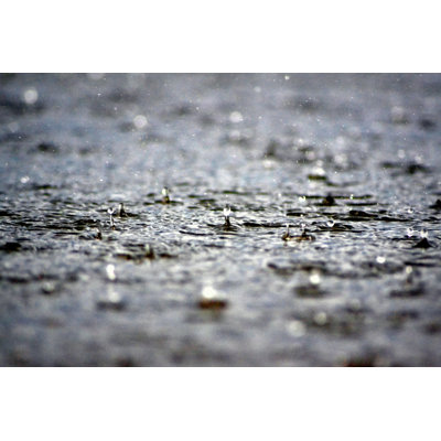 Raindrops by Donschwei - Wrapped Canvas Print