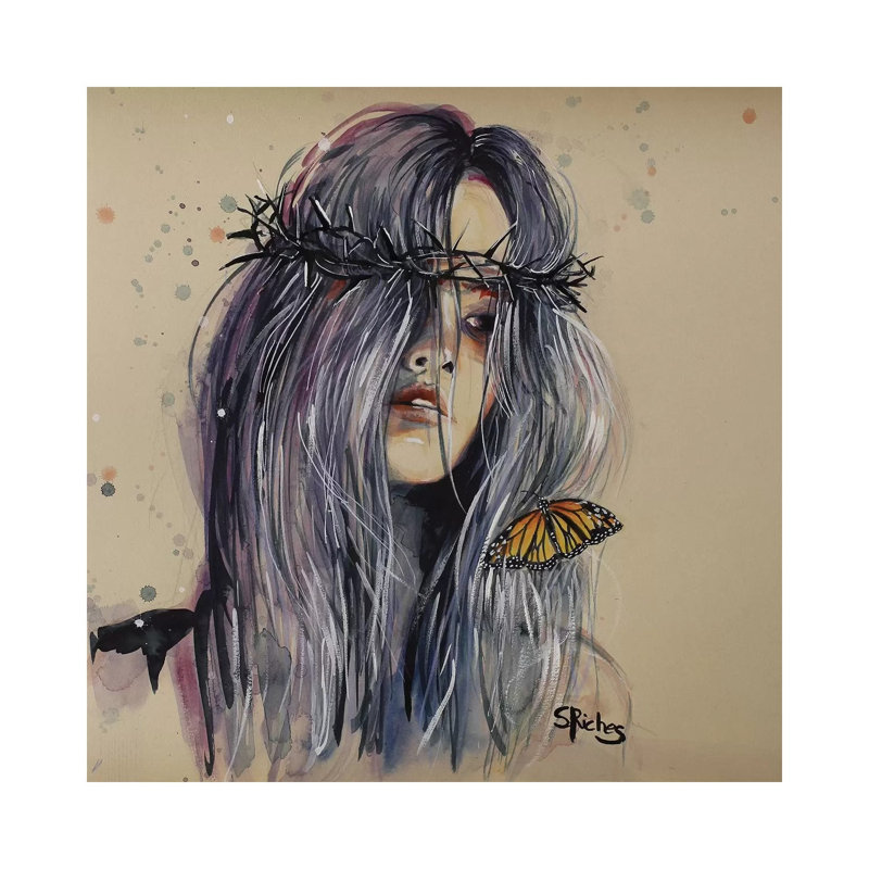Hurt by Sara Riches - Wrapped Canvas Gallery-Wrapped Canvas Giclée, 66.04 cm H x 66.04 cm W