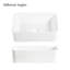 Lavabo de salle de bain vasque rectangulaire en céramique blanche 19 po x 14 po ANDVIN