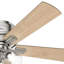 Ventilateur de plafond encastré à 5 pales 52 po avec chaîne de traction et ensemble d'éclairage inclus Crestfield-32727864