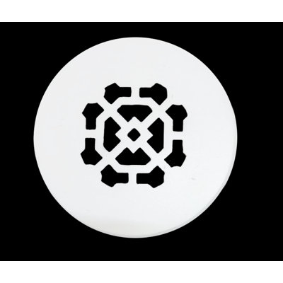 Grille ronde en fonte d'aluminium de 3,5 po Achtek (5 po au total)
