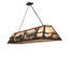72" Long Train Oblong Pendant