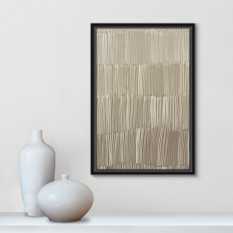 Linear Calm II Print by , Black Floater, 19.5" H x 13.5" W