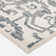 Bungalow Rose Macfarlane Blue/White Abstract Flower Indoor Polypropylene/Polyester Area Rug