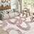 Washable Area Rug Living Room RugsModern Abstract Carpet Floor Rugs for Dining Room Kitchen Playroom Dorm-588141129-588141127