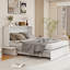 Grand lit escamotable avec matelas de 4 po