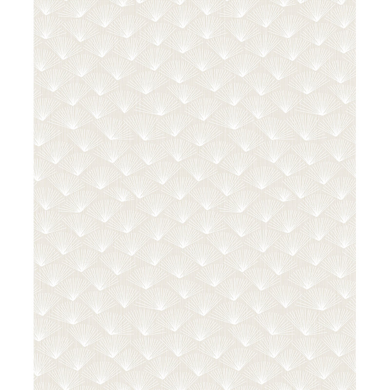 Avaline 33' L x 20.9" W Wallpaper Roll, White