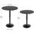 Height-Adjustable Round Bar Table