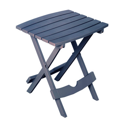 Keter Quik-Fold Side Table Durable Resin Outdoor Folding Patio End Table  (Choose Color)
