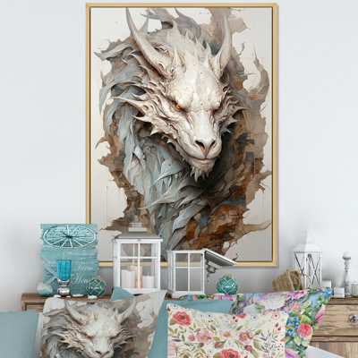 Dragon S Enchanted Realm sur impression sur toile