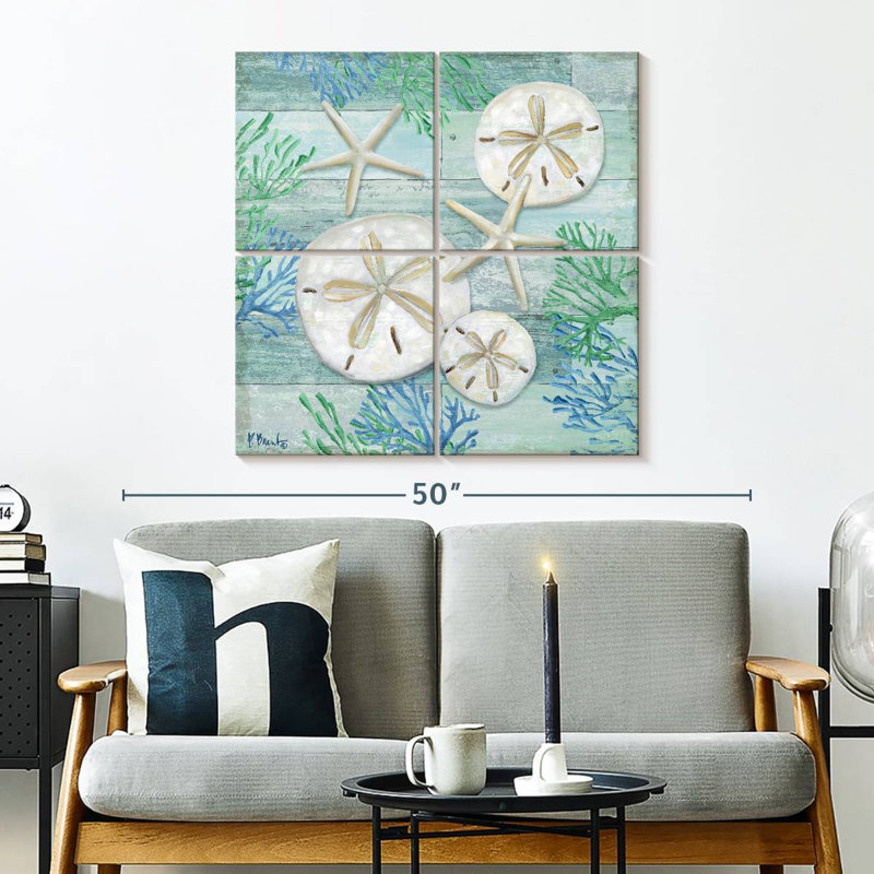Brampt Clearwater Shells II, 32" H x 32" W