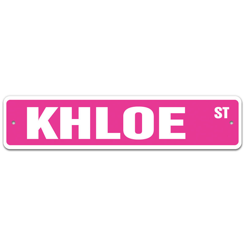 Plaque de rue Baldweyn, H 6 po x l 24 po x P 0,1 po