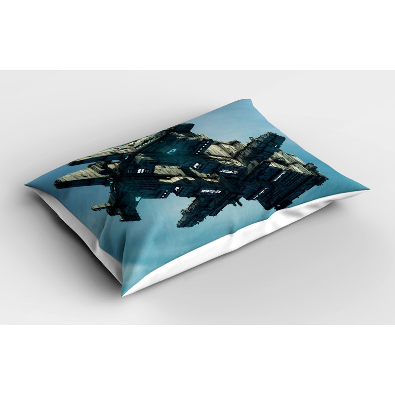 Ensemble de 2 taies décoratives Ambesonne Fantasy OVNI 26 po x 20 po