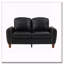 Causeuse classique en similicuir respirant avec rivets en laiton-132953388-132953389