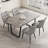 62.9-Inch Rectangular Mdf Dining Table And Chair 4-Piece Set, Stylish Dining Table,Kitchen Dining Table, Sturdy and Durable-2016700620-2016700622