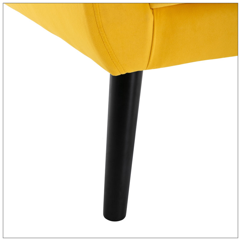Chaises d'appoint pour le salon, Jaune
