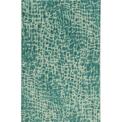 Tapis bleu sarcelle géométrique touffeté