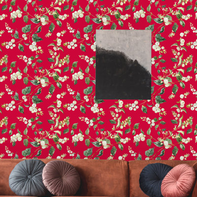 Peel & Stick Floral Roll