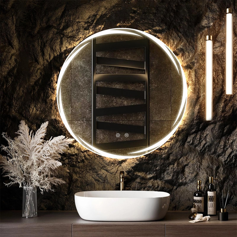 Daquita Round Mirror, 60cm x 60cm