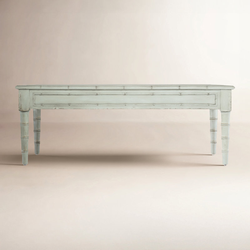 Charleston Solid Wood Coffee Table, Haint Blue