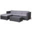 Ferdaws Metal 4 - Piece Sofa Set with Cushions-941674224-941630719