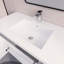 Eliza 42'' Single Bathroom Vanity with Acrylic Top-1901810380