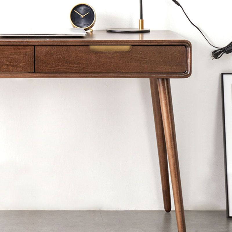 American style double drawer storage desk