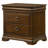 Leonide Brown Cherry 2-drawer Nightstand