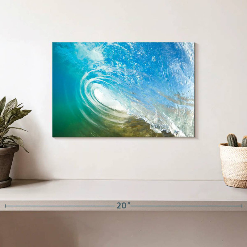 Gillard Clear Ocean Wave, H 8 po x l 12 po
