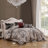Bebejan French Linen 100% Cotton Sateen 5 Piece Reversible Comforter Set-121431232