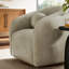 Fauteuil pivotant en cuir végétalien Jonina-2032750568